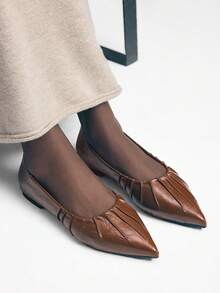 Mnmlis Damen Ballerinas - Braun - Übersicht 4