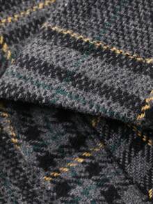 DAZY Women's Casual Style Patterned Shorts, Spring - Dark Grey - View 11