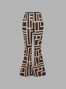 2pcs/Set Young Girls Cute Bear Print T-Shirt And Flared Pants Casual, Fashionable, Versatile Outfit For Outings, Sister Photos, Park, Camping, Vacation, Daily Casual Wear - Multicolor - View 6