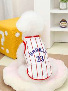 PETSIN 宠物春季新款狗狗服装 动物用品 宠物服装 狗狗背心 猫咪T恤 泰迪熊套装 小型动物服装 休闲酷炫背心 狗狗服装 猫咪服装 春夏两季新款背心 - 彩色 - 查看 5