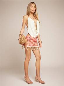 SHUZIA Sandalias de tacón de aguja cuadradas cómodas y minimalistas para mujer - Beis - Ver 7