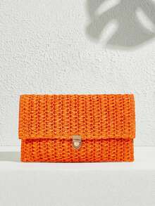 SHECARRY Women Clutches - Orange - View 2