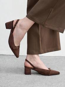 CUCCOO BIZCHIC 女士时尚高跟鞋 - 巧克力棕 - 查看 3
