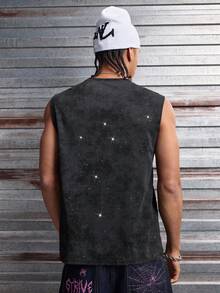 AXEPEAK Men's Casual Loose Fit Sleeveless Round Neck Tank Top, Summer Muscle Tee For Men Sleeveless Tees Mens Sleeveless Top - Multicolor - View 3