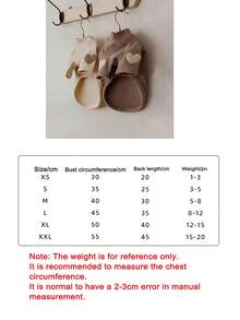 PETSIN Soft Stretch Fabric Skin-Friendly, Comfortable , Love-Shaped Pattern All Seasons Universal Daily Wear Pet Basic Shirt Small Medium Dogs Teddy Bear Pomeranian Shih Tzu Fashion Cute Pet Clothing Popular Pet Clothing Essential Daily Pet Clothing - Multicolor - View 9