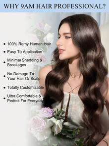 PU Tape Weft Human Hair , No Glue Tape-In Hair Extensions, Seamless PU Skin Weft, 40G-50G, For Fine Hair, Pre-Sealed With Sew-In Clips,Tapes,Sew In Micro Links - S18A-613 - View 10