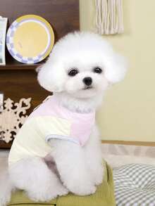 PETSIN 宠物春季新款狗狗服装 动物用品 宠物服装 狗狗背心 猫咪T恤 泰迪熊套装 小型动物服装 休闲酷炫背心 狗狗服装 猫咪服装 春夏两季新款背心 - 彩色 - 查看 17