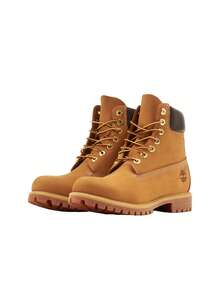 Timberland Premium 6 Inch Lace Up Waterproof Men's Boots Beige TB1100617131 - Wheat/Black - View 4