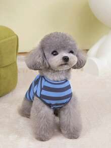 PETSIN 宠物春季新款狗狗服装 动物用品 宠物服装 狗狗背心 猫咪T恤 泰迪熊套装 小型动物服装 休闲酷炫背心 狗狗服装 猫咪服装 春夏两季新款背心 - 彩色 - 查看 8