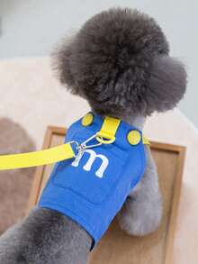 PETSIN Pet Chest And Back Skirt, Cat Traction Strap, Animal Collar Set, Pet Supplies Strap Skirt, Dog Walking Princess Skirt, Pet Chest And Back Skirt+Rope Sweet Princess SBritish Style Chest And Back Set - Multicolor - View 16