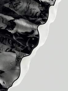 ROMWE Anime 性感可爱印花迷你连衣裙 - 黑色 - 查看 4