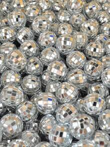 20-Pack Mini Disco Balls - 70s Retro Silver Reflective  Ornaments For Aesthetic Room Decor, Wedding, Party, Christmas Holiday Decoration Bedroom Decor Home Decor Wall Decor - Clear - View 7