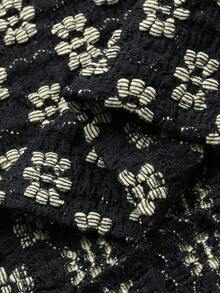 DAZY Tween Girls' Allover Print Long Casual Summer Skirt - Black - View 8