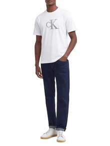 Calvin Klein Classic Men's T-Shirt White - Brilliant White - View 3