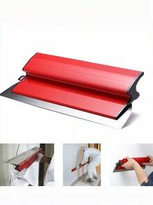 Herramientas de pintura y enlucido para el acabado de paredes, Espátula para alisar placas de yeso - Espátula flexible con borde de corte endurecido, diseño ligero, tapa final de PVC, hoja extendida, borde de corte afilado, construcción robusta, mango ergonómico. - Multicolor - Ver 4