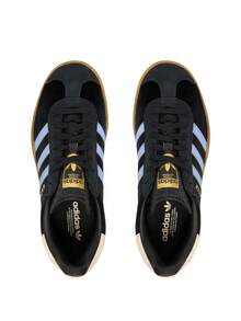 Adidas Gazelle Bold Kids Shoes Core Black / Blue Spark / Wonder White JR5965 - 黑色 - 查看 2