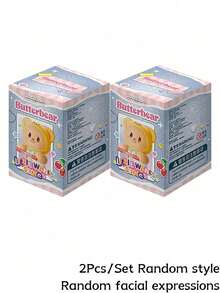 POKOJA LAND Blind Box (Non-Plush Filling), Suitable As Gift For Friends, 1pc "Bubble Adventure Bears" Series Blind Box Figure, Playful Bear Figurine With 6 Regular Styles & 1 Hidden Surprise, Collectible Art Doll Featuring Bubble Blower, Astronaut Gear & Outdoor Accents, Ideal For Desk Decor, Home Decoration & Travel Companion - Tide play blind box - View 10