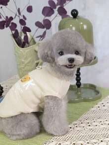 PETSIN 宠物春季新款狗狗服装 动物用品 宠物服装 狗狗背心 猫咪T恤 泰迪熊套装 小型动物服装 休闲酷炫背心 狗狗服装 猫咪服装 春夏两季新款背心 - 彩色 - 查看 11