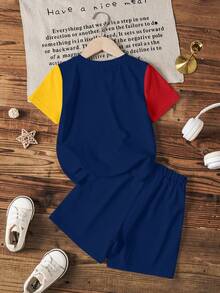 SHEIN | PAW Patrol Young Boys T-Shirt Set - White - View 2