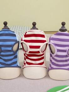 PETSIN 宠物春季新款狗狗服装 动物用品 宠物服装 狗狗背心 猫咪T恤 泰迪熊套装 小型动物服装 休闲酷炫背心 狗狗服装 猫咪服装 春夏两季新款背心 - 彩色 - 查看 7