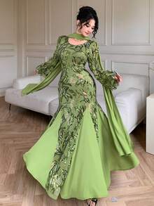 DAZY Women Midi Dresses - Green - View 2