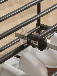 1PC Steel Pipe & Plastic Simple Shoe Rack, Space-Saving Under-Bed Shoe Storage Organizer, Multi-Tier Entryway Shoe Rack - Multicolor - View 7