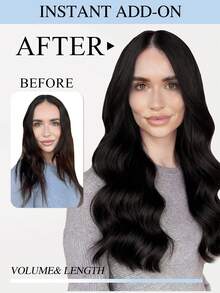 60pcs Tape In Hair Extensions 100% Human Hair #NC Natural Black Straight Style In 14-22 Inch Lengths Extensions Silky Seamless Invisible Top Quality Thick Ends Healthy Human Hair Extensions For Thin Hair And Salon Use  For All Women/Girls Daily Use - Natural Black - View 7
