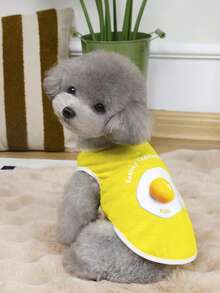 PETSIN 宠物春季新款狗狗服装 动物用品 宠物服装 狗狗背心 猫咪T恤 泰迪熊套装 小型动物服装 休闲酷炫背心 狗狗服装 猫咪服装 春夏两季新款背心 - 彩色 - 查看 15