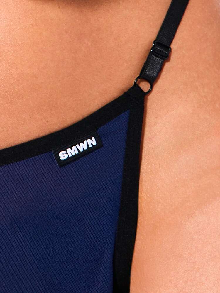 SUMWON WOMEN Balconette Bra And Panty Set With Contrast Binding