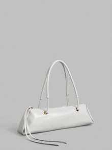 Ontre Women's Shoulder Bag, Exquisite And Simple Baguette Bag, Daily Commuting Match - Beige - View 2