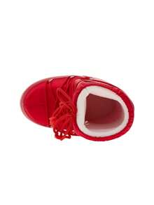Moon Boot Women's Comfortable Insulated Warm Walking Outdoor Daily Red 80D1400440-D001 - 紅色 - 查看 3