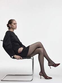 Mnmlis Women's Pointed Toe Buckle Design Everyday Versatile Fashion High Heels - Burgundy - View 2