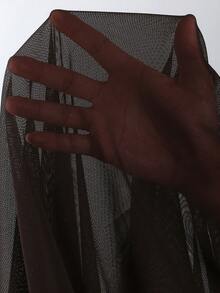 Swim Oasis 2026 New Black Sexy Swimsuit, Thick Gold Chain Strap Bikini + Sheer Maxi Skirt Beach Resort Set - Black - View 14