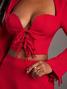 NYA SZN Đầm dài tay cổ chữ V khoét sâu, tua rua, dáng rộng màu trắng, thích hợp cho lễ hội, kỳ nghỉ, du lịch nhiệt đới, bãi biển, mùa đông, mùa xuân, mùa hè, sự kiện, tiệc tùng, dịp đặc biệt, sang trọng, dài maxi cho nữ. - Đỏ - Xem 5