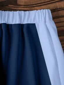 BABY SHARK X SHEIN 男童卡通印花短袖T恤套装 - 白色 - 查看 4