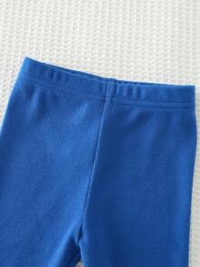 SUPERMAN X Cozy Pixies 两件套男婴贴身睡衣套装，柔软针织圆领长袖上衣和弹性腰长裤，印有超级英雄图案。 - 藍色 - 查看 7