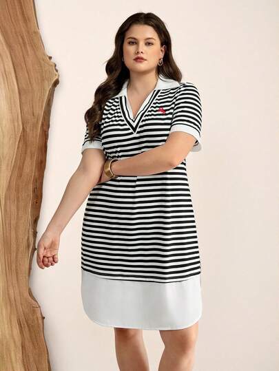 Zelara 大码休闲二合一连衣裙