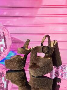 CUCCOO LuxiPop Women Pumps - Coffee Brown - View 2