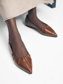 Mnmlis Damen Ballerinas - Braun - Übersicht 7