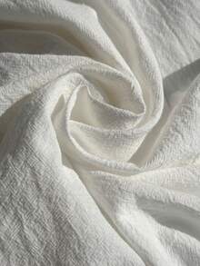 Comfortcana 大码休闲纯色马刺绣无袖衬衫 白色无袖衬衫 女式衬衫 纽扣衬衫 翻领衬衫 马图案衬衫 纯棉上衣 女士夏季无袖衬衫 星形衬衫 - 白色 - 查看 8