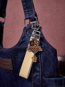 HARRY POTTER X SHEIN Yellow Cartoon Claw Pattern Webbing Metal Keychain - Multicolor - View 3