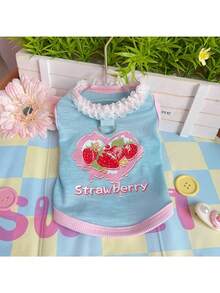 PETSIN Pet Dogs, Cats, Dairy Dogs, Japanese And Korean Soft And Cute Spring And Summer Vests, Small And Medium-Sized Dogs, Teddy Bears, Clothing Supplies, Pet Supplies - Multicolor - View 4