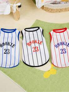 PETSIN 宠物春季新款狗狗服装 动物用品 宠物服装 狗狗背心 猫咪T恤 泰迪熊套装 小型动物服装 休闲酷炫背心 狗狗服装 猫咪服装 春夏两季新款背心 - 彩色 - 查看 7