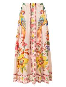 Swim Oasis New Bohemian Style Printed One-Piece Swimsuit With Mesh For Women, Spring/Summer - Multicolor - View 6