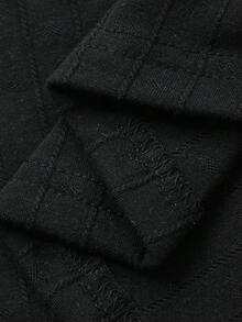 DAZY Áo thun dài tay buộc dây thanh lịch dành cho nữ, thích hợp cho mùa xuân và mùa thu. - màu đen - Xem 3