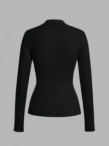 Ellevyn Women's Versatile Long Sleeve Mandarin Collar 3 PiecesBase Layer Top - Multicolor - View 4