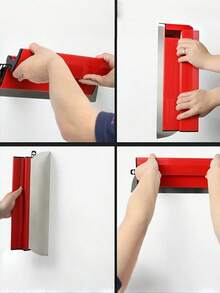 Herramientas de pintura y enlucido para el acabado de paredes, Espátula para alisar placas de yeso - Espátula flexible con borde de corte endurecido, diseño ligero, tapa final de PVC, hoja extendida, borde de corte afilado, construcción robusta, mango ergonómico. - Multicolor - Ver 3