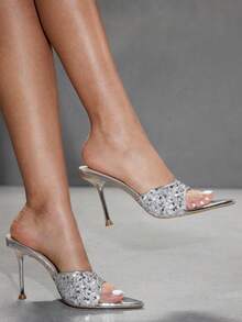 CUCCOO SZL Women Gladiator Sandals - Silver - View 5