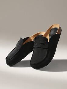 Solecia Women's Versatile Casual Slip-On Mules For Commuting & Daily Wear - Black - View 6