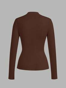 Ellevyn Women's Versatile Long Sleeve Mandarin Collar 3 PiecesBase Layer Top - Multicolor - View 8